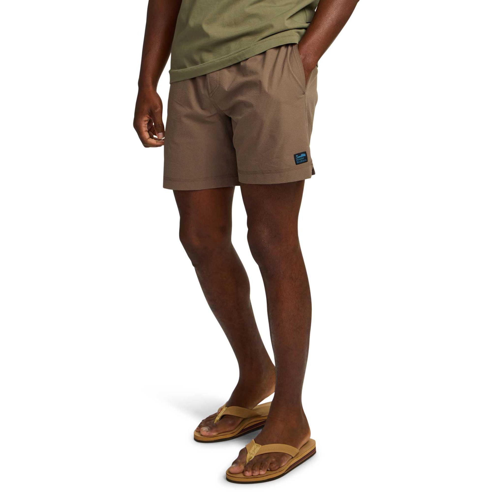 

Мужские шорты Salado из сирсакера Howler Brothers, Morel