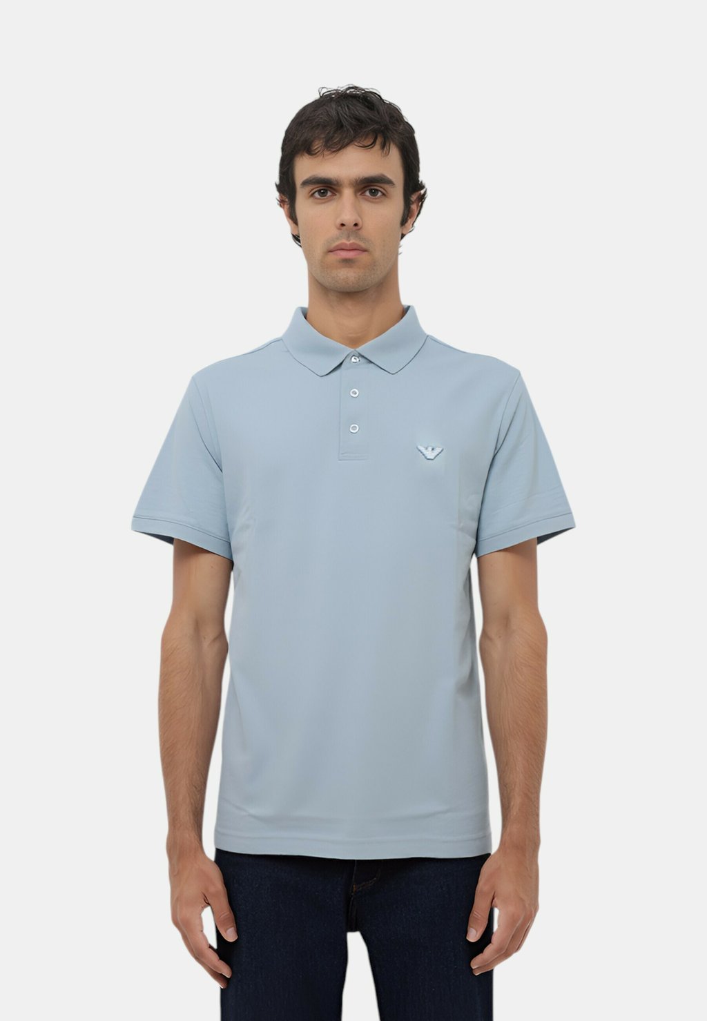 

Поло EA7 Emporio Armani, синий