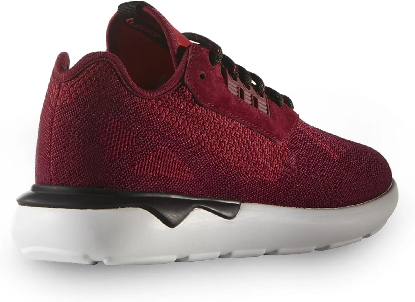 Кроссовки Adidas Tubular Runner Weave, черный/красный — фото 3