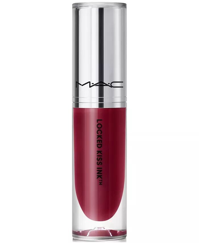Чернильная губная помада Locked Kiss Mac, цвет Vixen (Midtone Reddish Purple) — фото 2