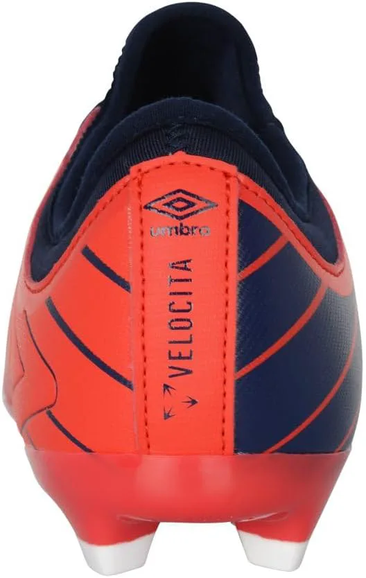 Футбольные бутсы Umbro Men's Velocita Elixir Premier FG, красный/белый/синий — фото 3