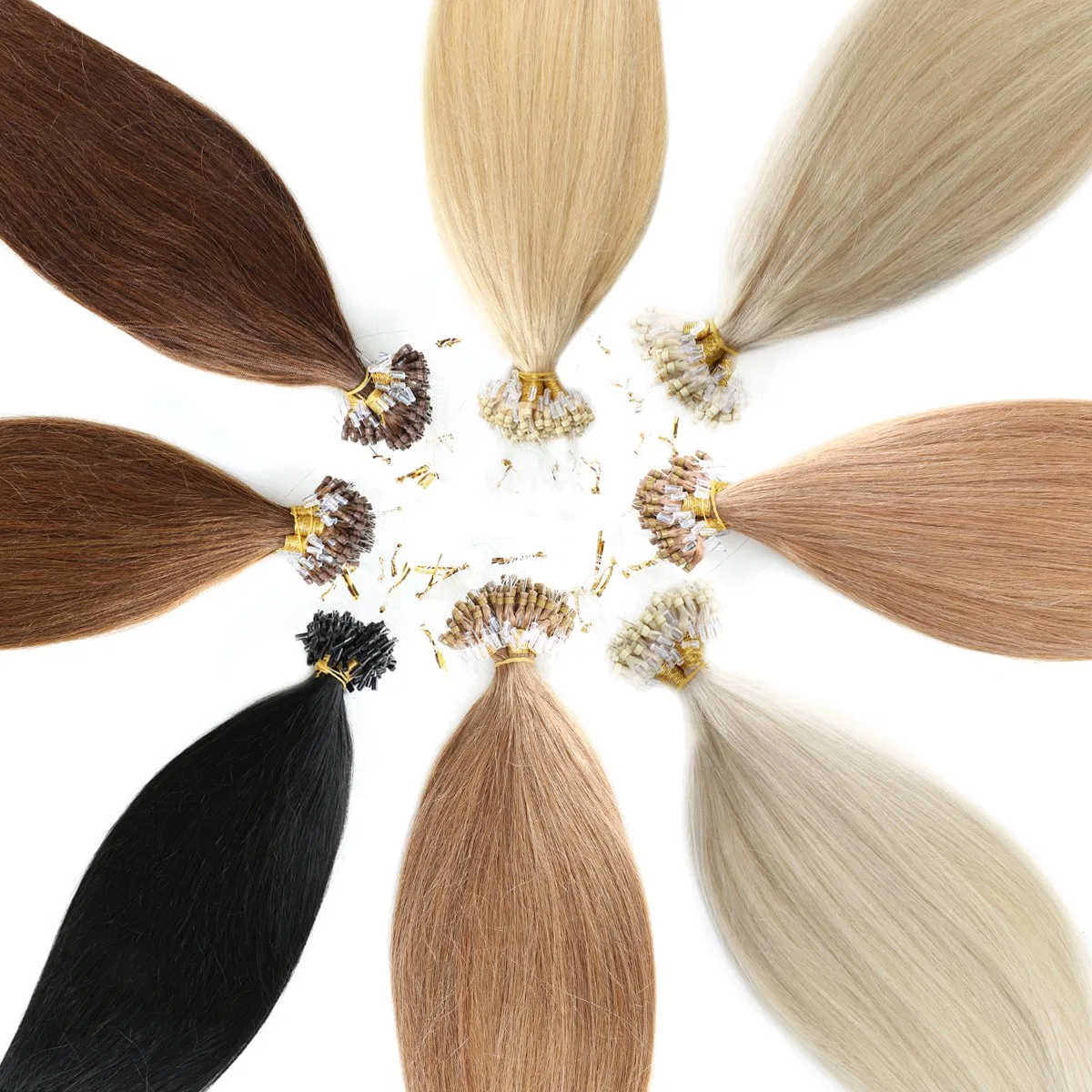 Наращивание волос микрокольцами «Loop Extensions» от Remy Real Hair Extensions Haar-Profi