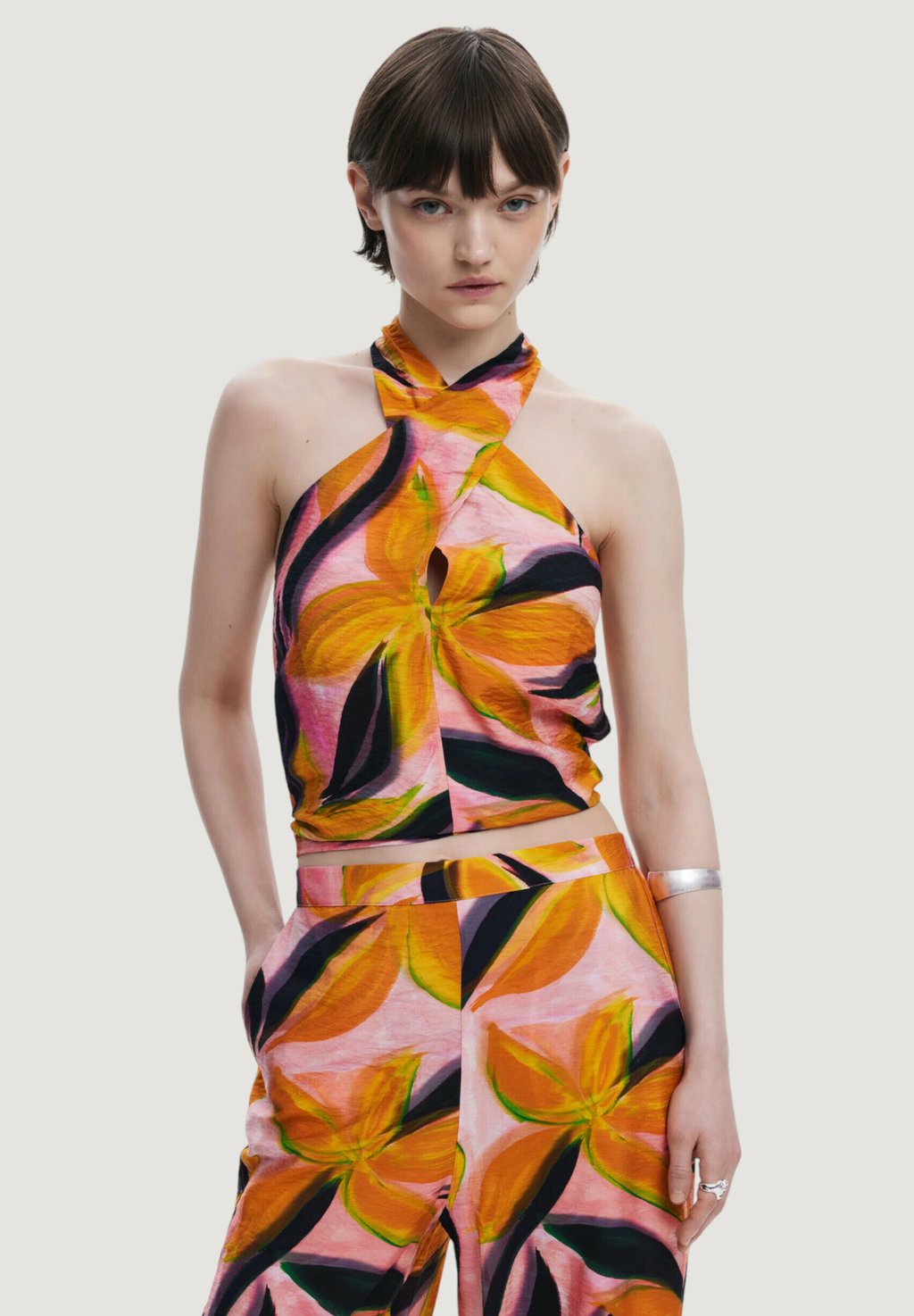 

Блуза Top Desigual, оранжевый