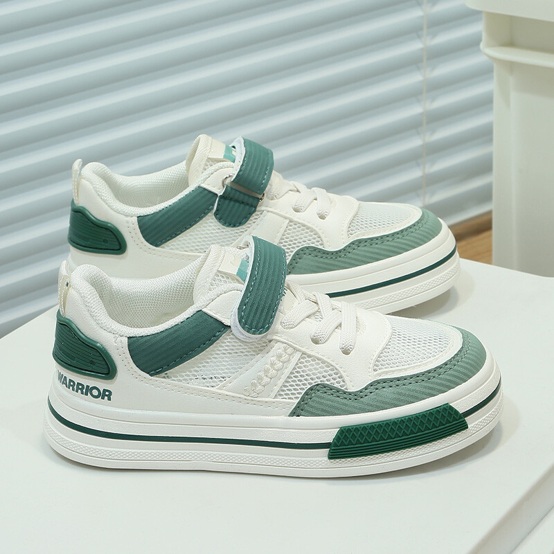 Кроссовки WARRIOR Kids Lifestyle Shoes Kids Low-top White, зеленый — фото 4