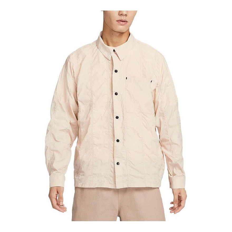 

Спортивный топ Nike Sportswear Tech Pack Woven Long-Sleeve Top 'Beige' FB7364-126, бежевый