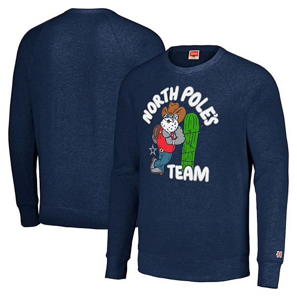 

Унисекс свитшот Dallas Cowboys holiday raglan tri-blend цвета navy Homage, Синий, Унисекс свитшот Dallas Cowboys holiday raglan tri-blend цвета navy Homage