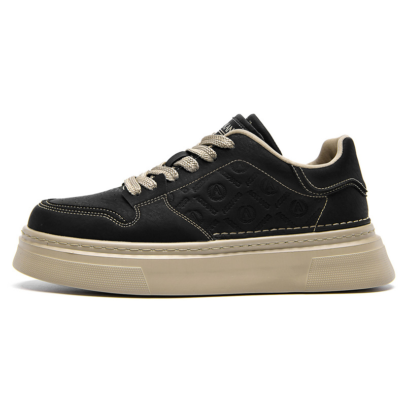 

Низкие кроссовки для скейтбординга Air Force One Series для мужчин AOKANG, Stardust Black[Standard Sports Shoe Size]