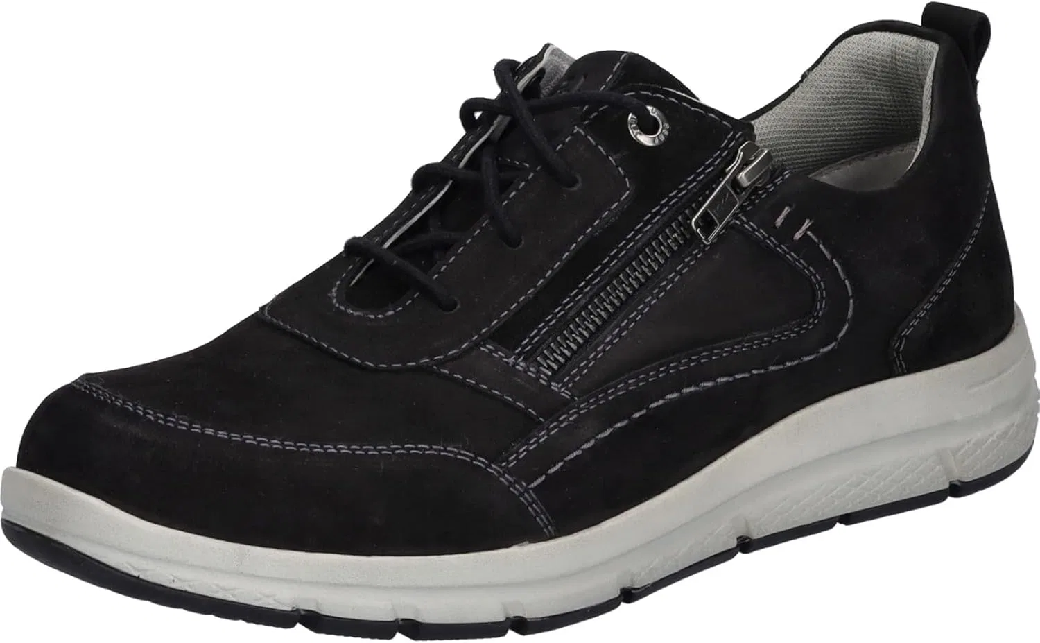 Мужские низкие кроссовки Josef Seibel Giuseppe 06, ширина G (стандартная), сменная стелька, Black