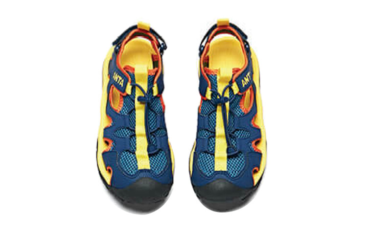 Детские сандалии GS Crimson Blue/Industrial Blue/Racing Orange/Flag Yellow Anta Kids — фото 4