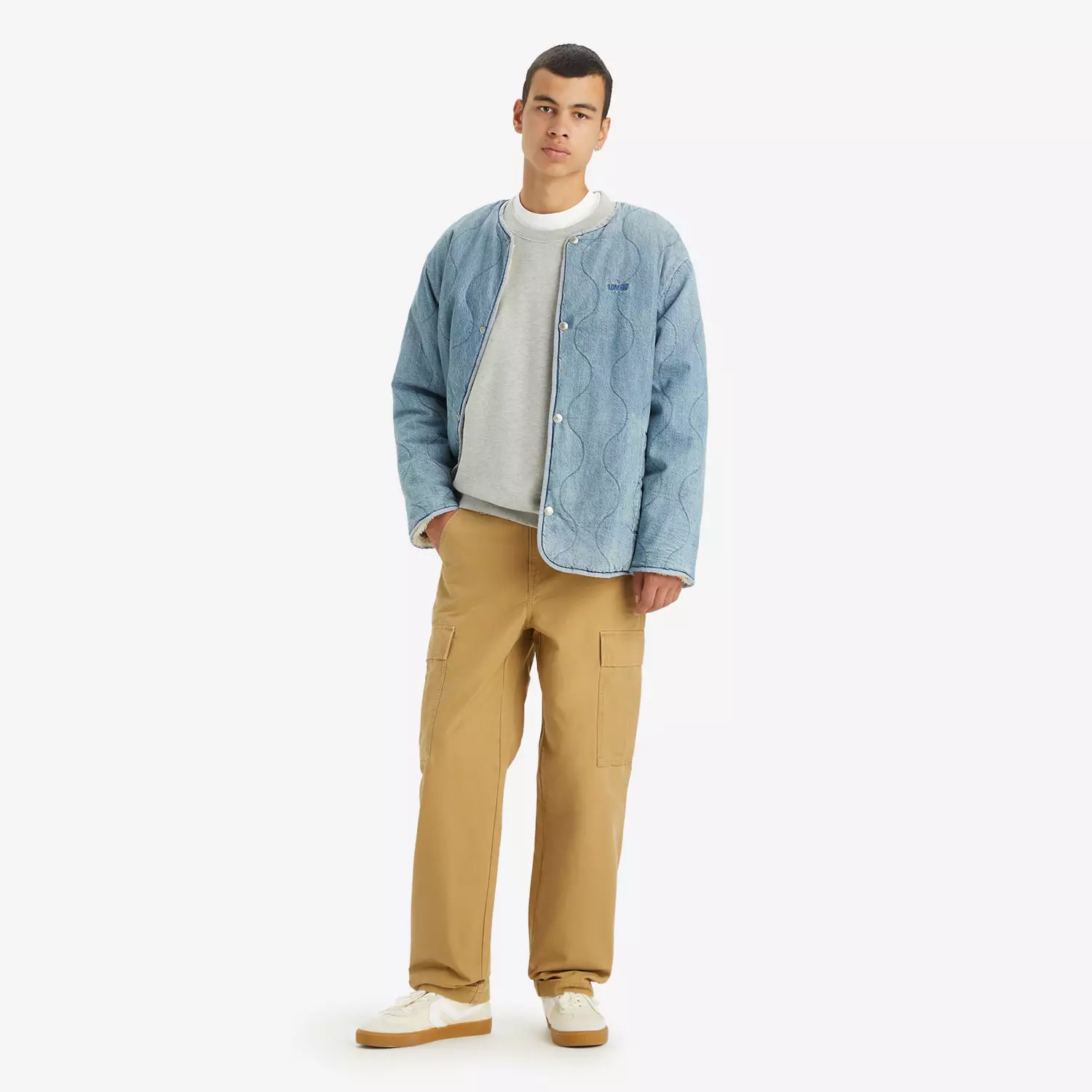 

Мужские брюки карго прямого кроя Levi's xx, хаки