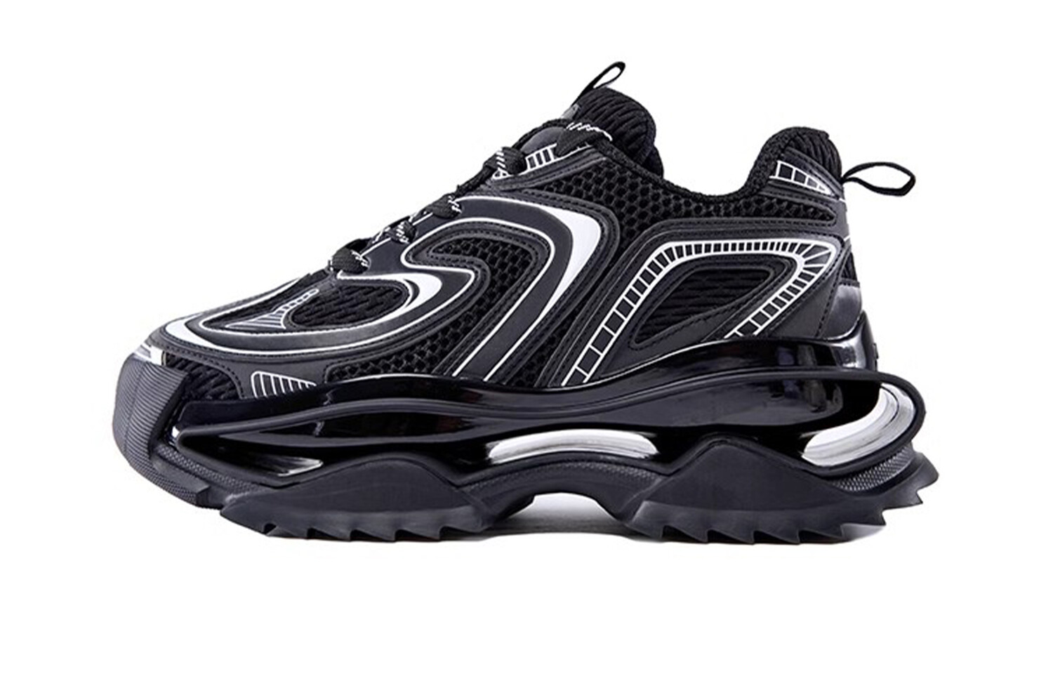 

Кроссовки M88M Chunky Sneakers Unisex Low-top Black, черный