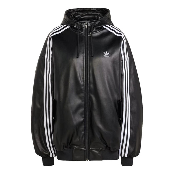 

Куртка adilenium oversize куртка из искусственной кожи азиатские размеры Adidas, черный