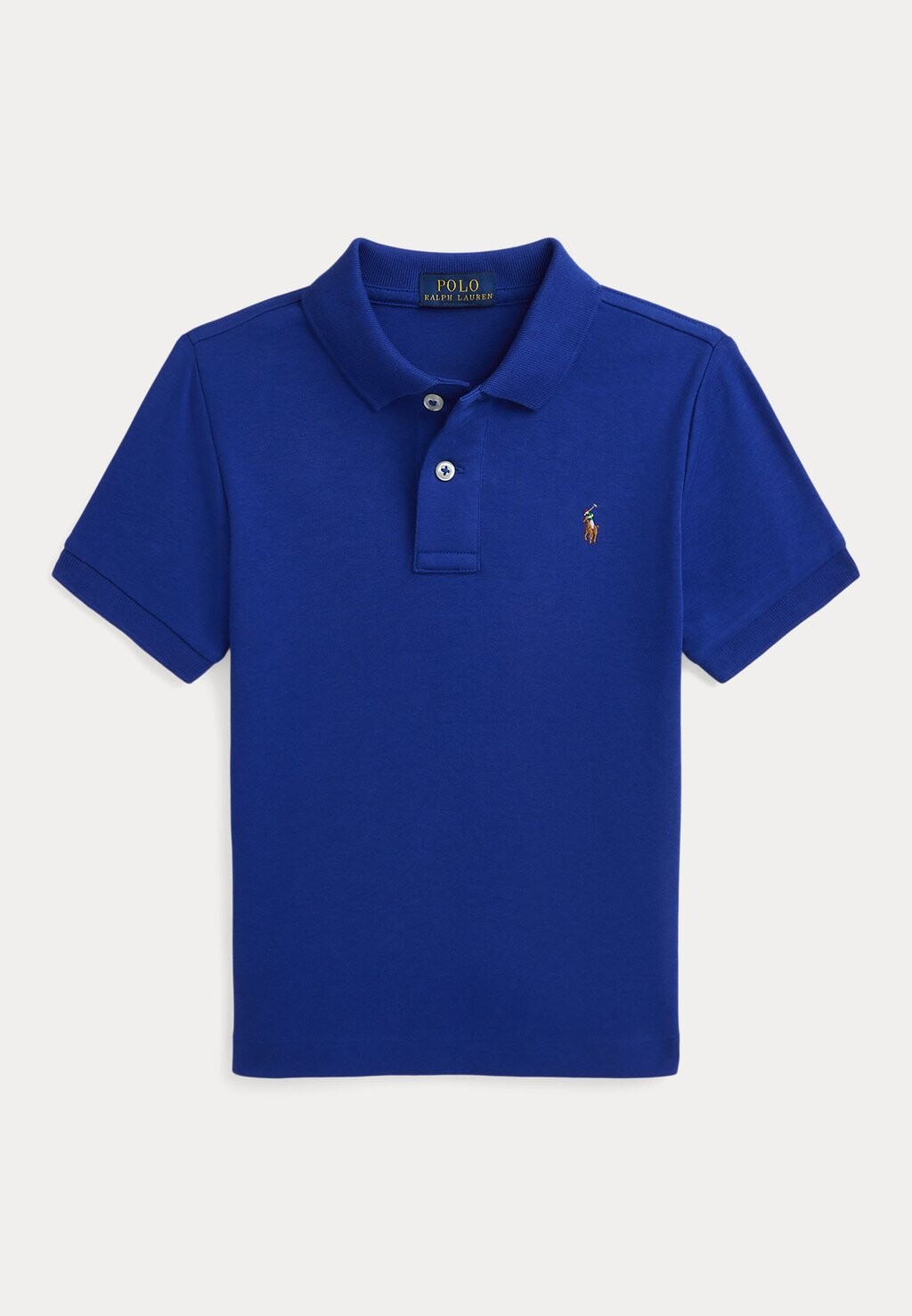 

Рубашка поло SOFT COTTON POLO SHIRT Ralph Lauren, синий
