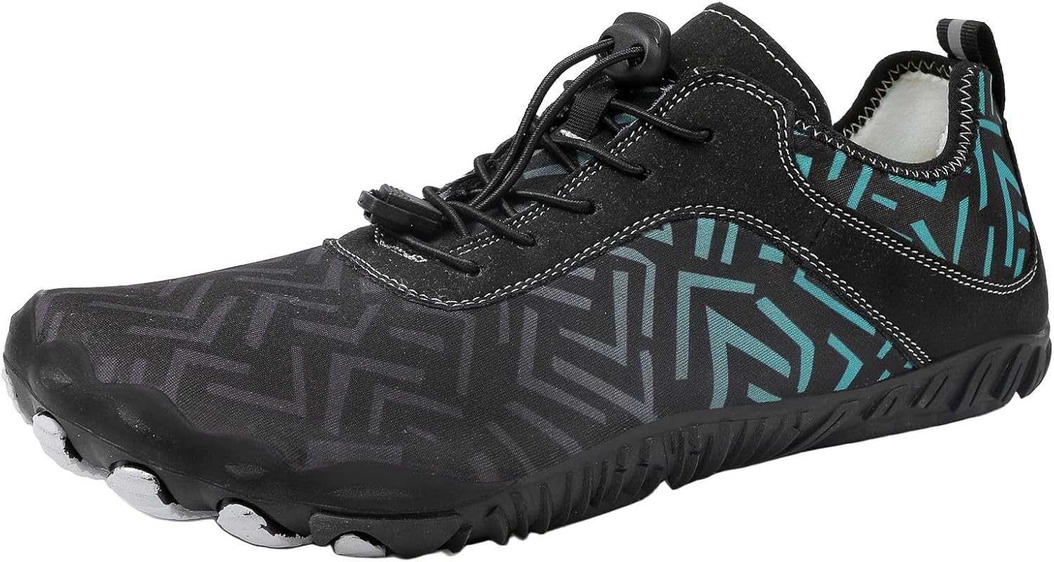 

Кроссовки для мужчин и женщин Pro с быстрой сушкой, для ходьбы и походов, здоровая нескользящая обувь с широкой носочной частью Canbebig, синий