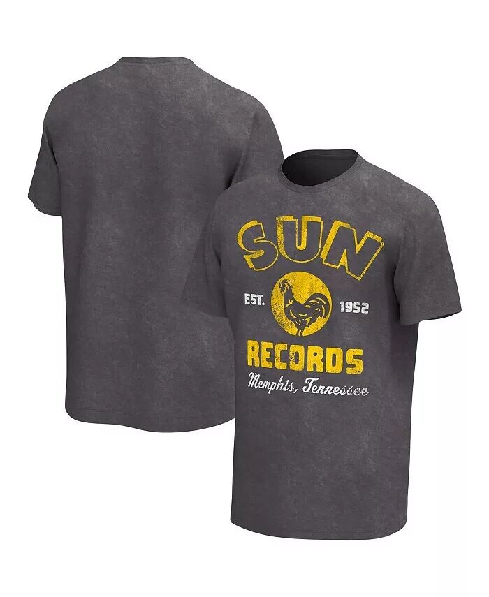 

Мужская черная футболка с рисунком Sun Records Philcos