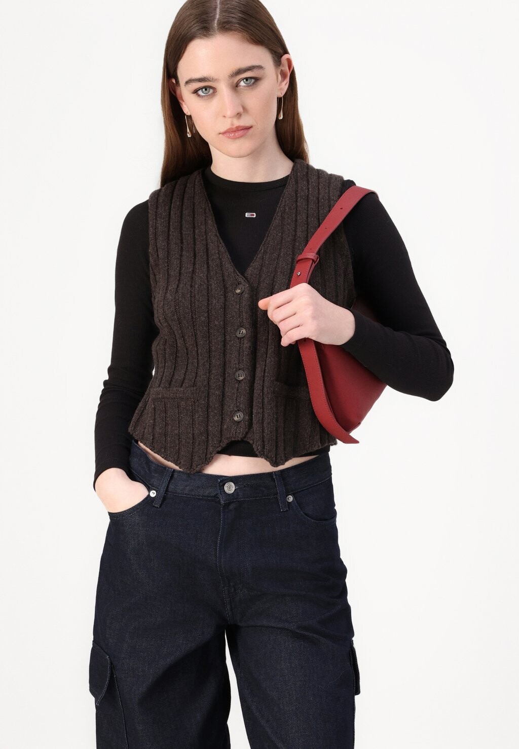 

Жилет NISSA VEST Samsøe Samsøe, коричневый