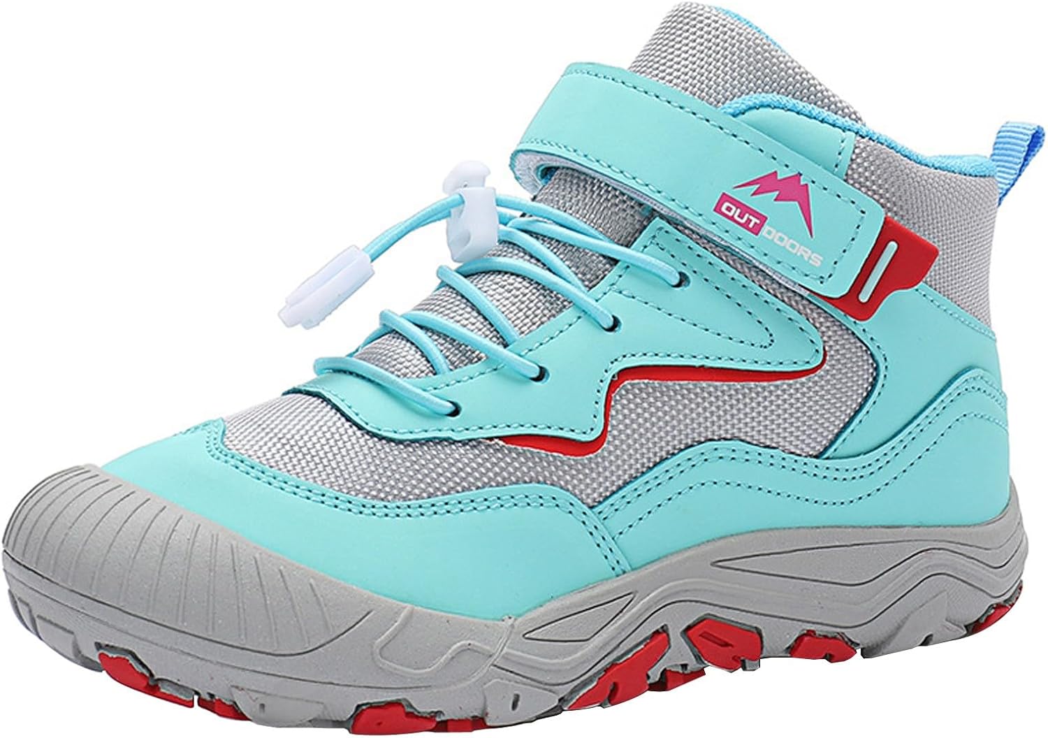 

Кроссовки-боти для мальчиков, детские обувь для бега и прогулок на улице, нескользящие, с открытым носком, спортивные ботинки на щиколотке, удобные и легкие Generic, Sky Blue