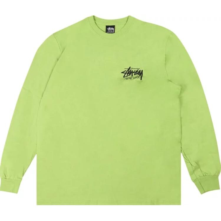 

Футболка с длинным рукавом Stüssy New York Stussy, зеленый