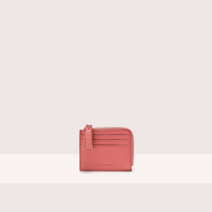 

Визитница из зернистой кожи Coccinelle TASSEL, красный