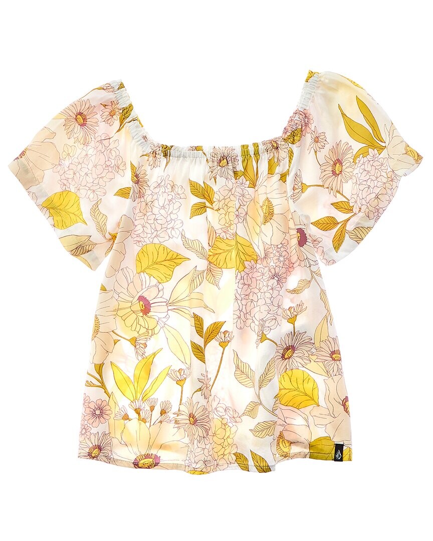 

Топ Volcom Happy Clouds, белый