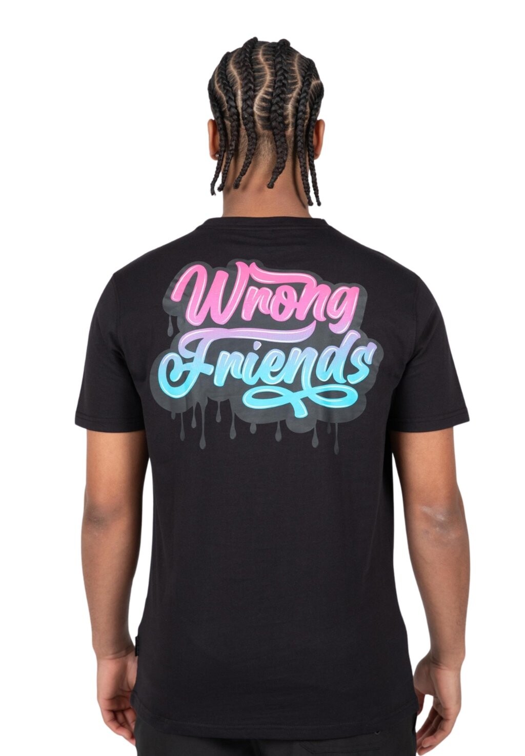 

Футболка с принтом NERJA Wrong Friends, черный