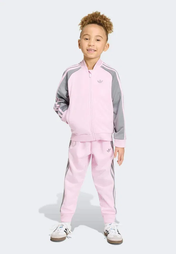 Детский спортивный костюм Adidas Originals SST Tracksuit Kids Set, орхидейный фьюжн