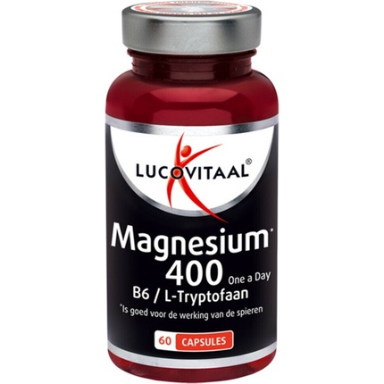 

Lucovitaal Magnesium 400 Добавка с витамином B6 и L-триптофаном - 60 Капсул