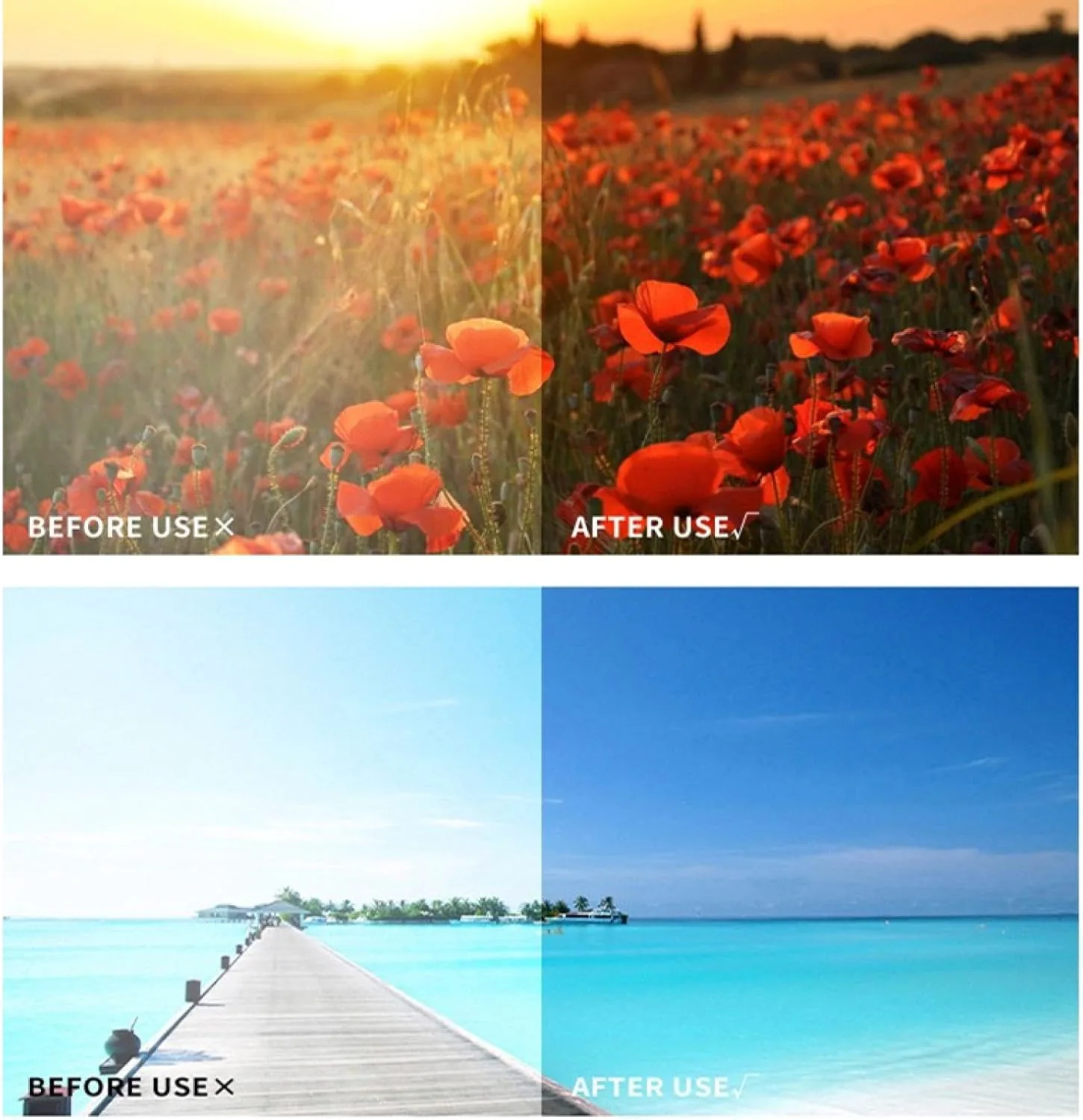 

Мужские солнцезащитные очки с двойным лучом, модные, с эффектом сияния, ретро, ​​классические, для вождения, с защитой от УФ-излучения UV400 VFDHN, Silver Grey