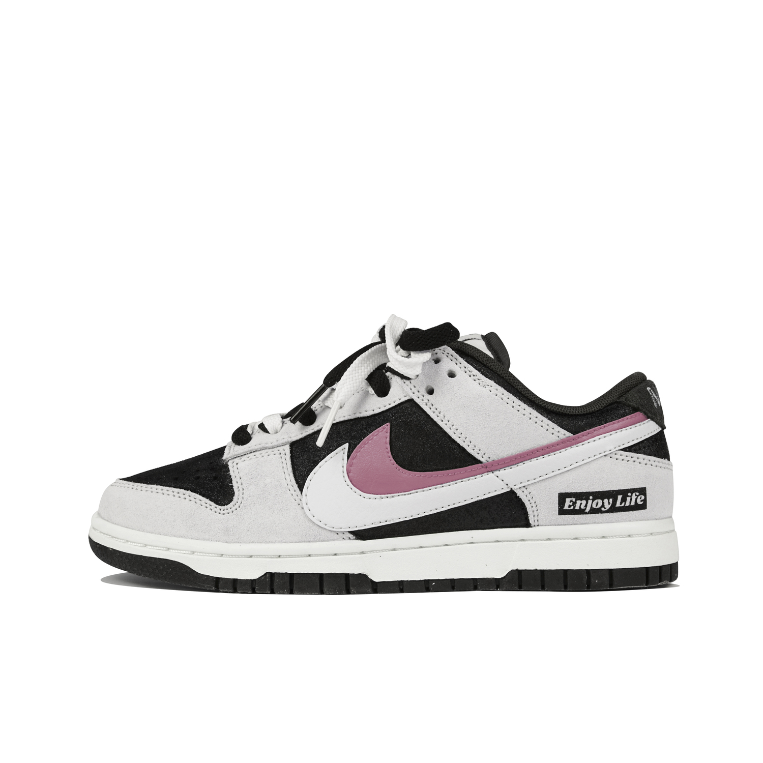 

Nike Скользоустойчивые кеды Dunk с амортизацией для скейтбординга унисекс черные, цвет Black