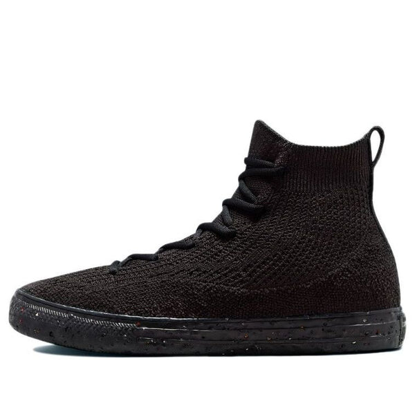 

Кроссовки chuck taylor all star crater knit high 'renew remix - black' Converse, черный