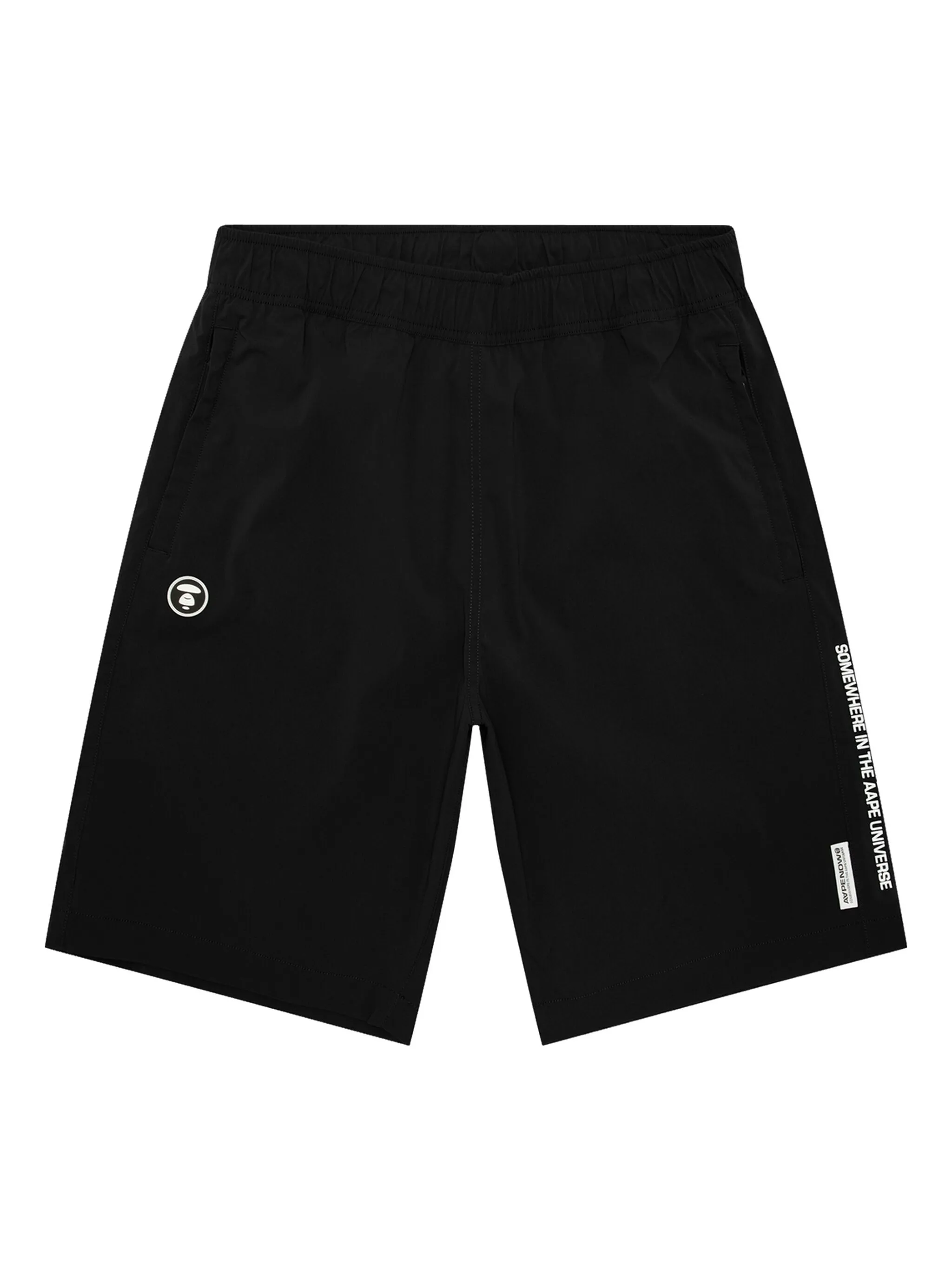 

Шорты-бермуды с нашивкой-логотипом Aape By A Bathing Ape, черный