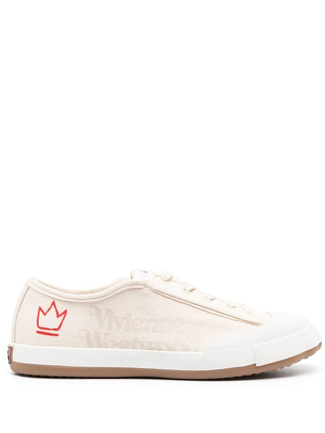 Кроссовки Vivienne Westwood With Logo, светло-бежевый/розовый
