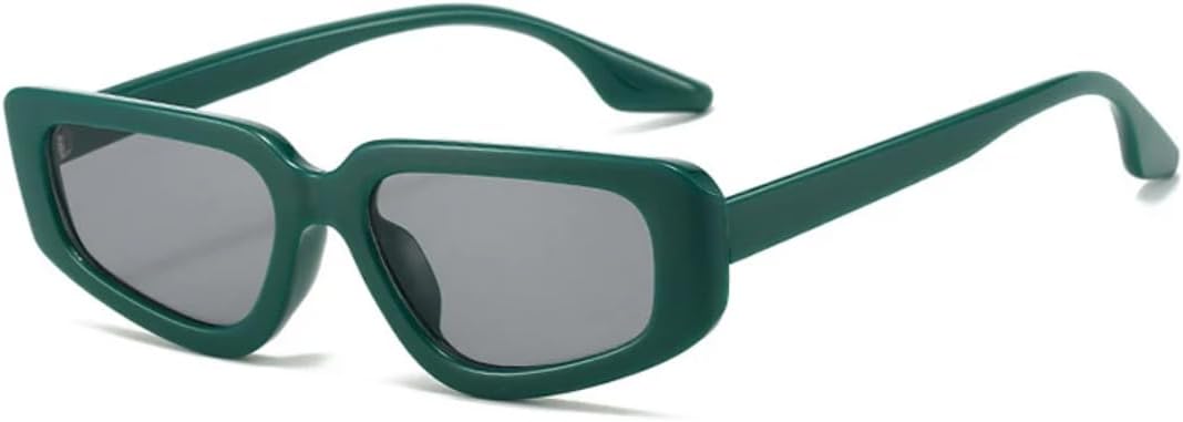 

Модные солнцезащитные очки в маленькой оправе «кошачий глаз» для женщин и мужчин, винтажные, летние, для путешествий, отдыха на природе, вождения, защита от УФ-излучения UV400 VVTWSSW, Green Gray