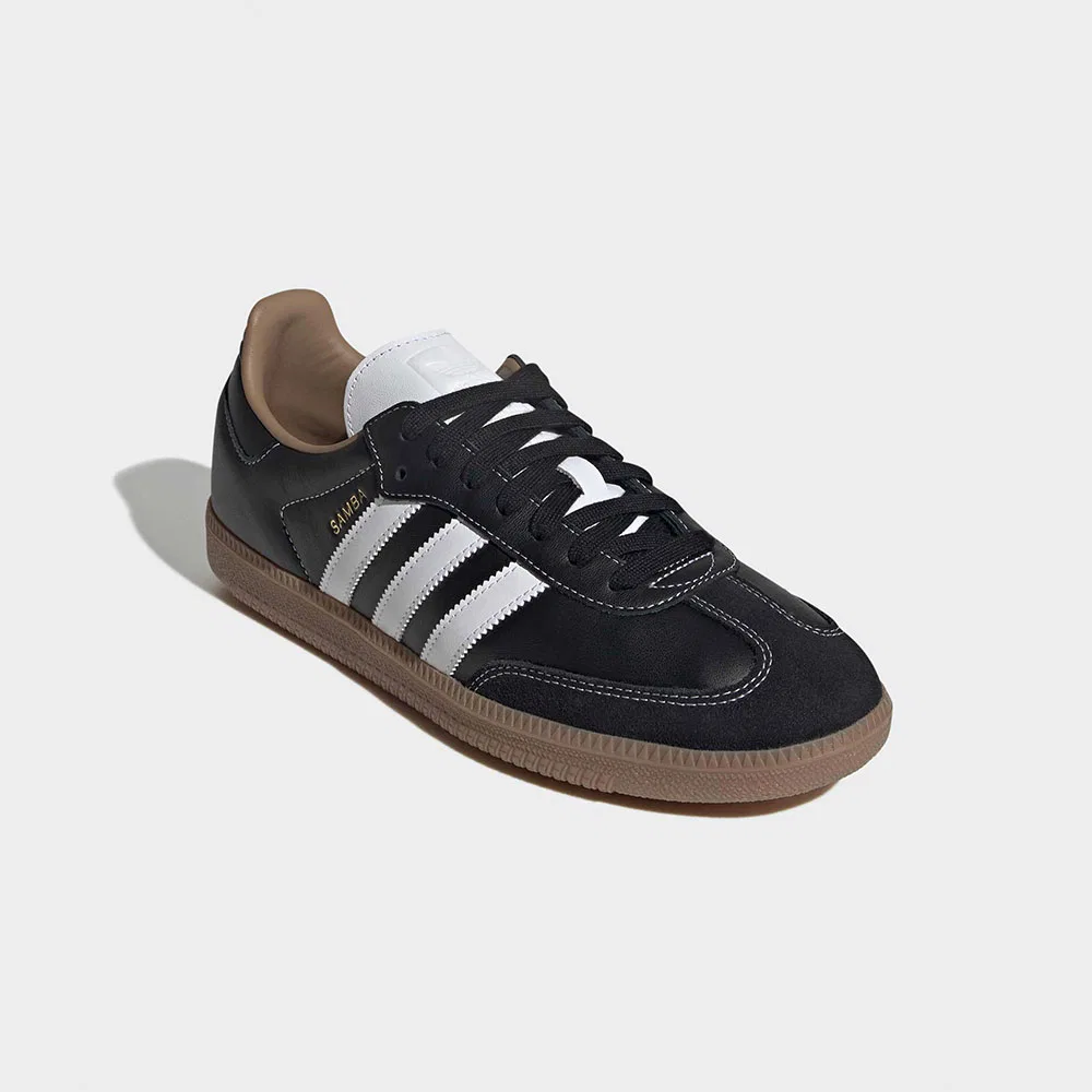 Мужские чёрно-белые кроссовки Adidas Samba OG