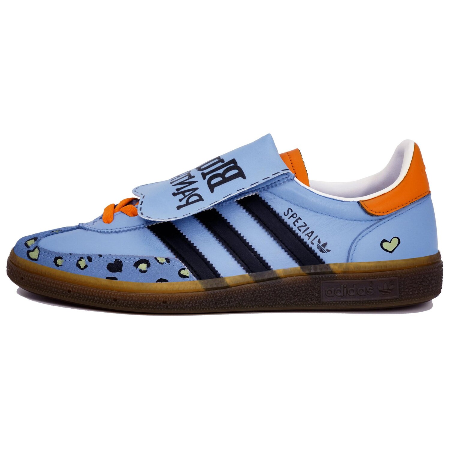 

Кроссовки adidas originals Handball Spzl Skateboarding Shoes Unisex Low-top Orange, синий