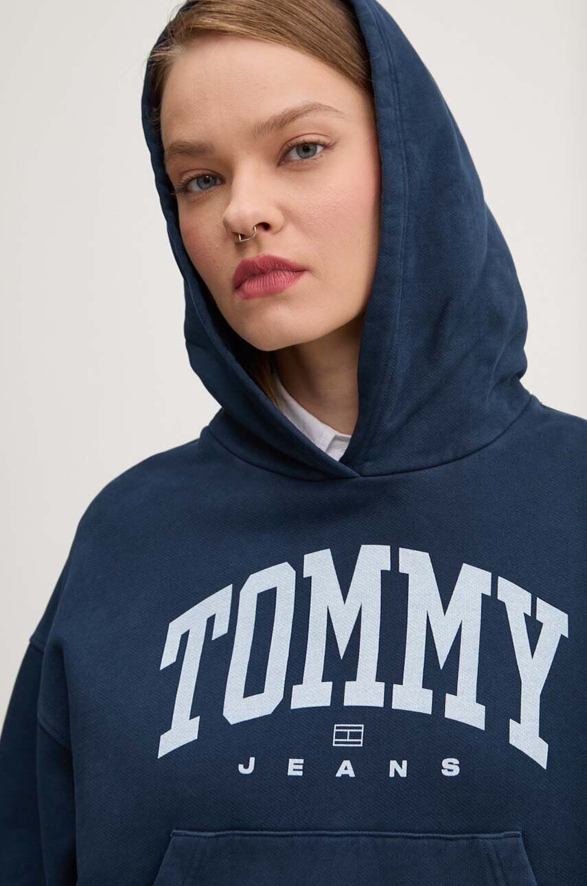 

Хлопковая толстовка Tommy Jeans, темно-синий