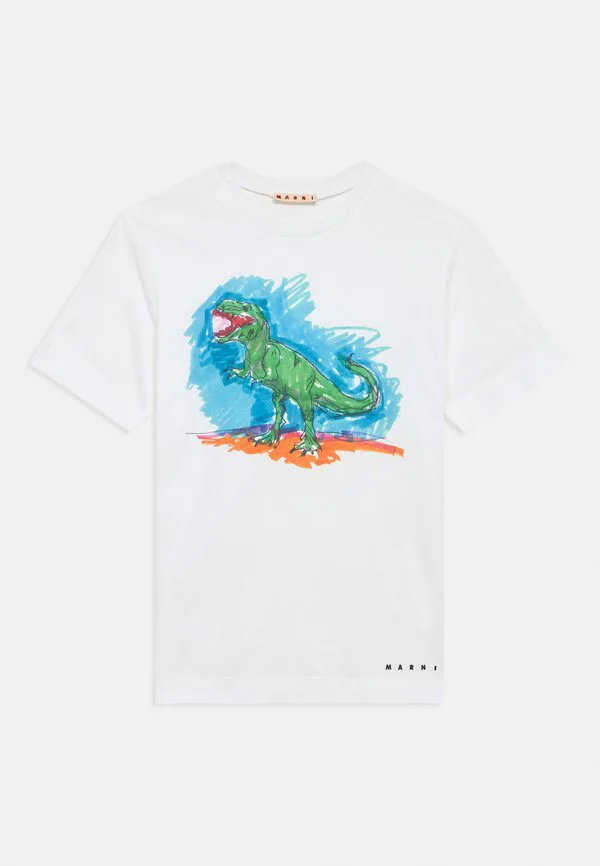 Футболка унисекс с принтом Marni, White