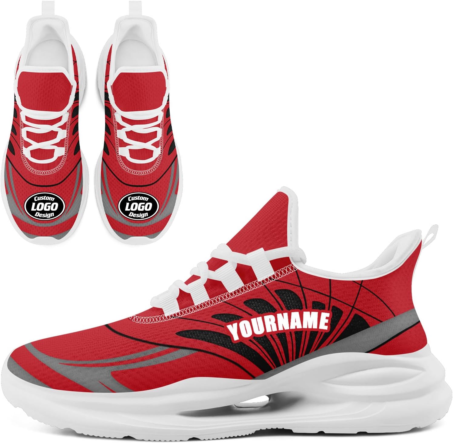 

Кастомные беговые кроссовки для бейсбольной команды AWSOLE для мужчин с персонализированным именем и логотипом, спортивные кроссовки для тренажерного зала, легкие тренировочные кроссовки, белый