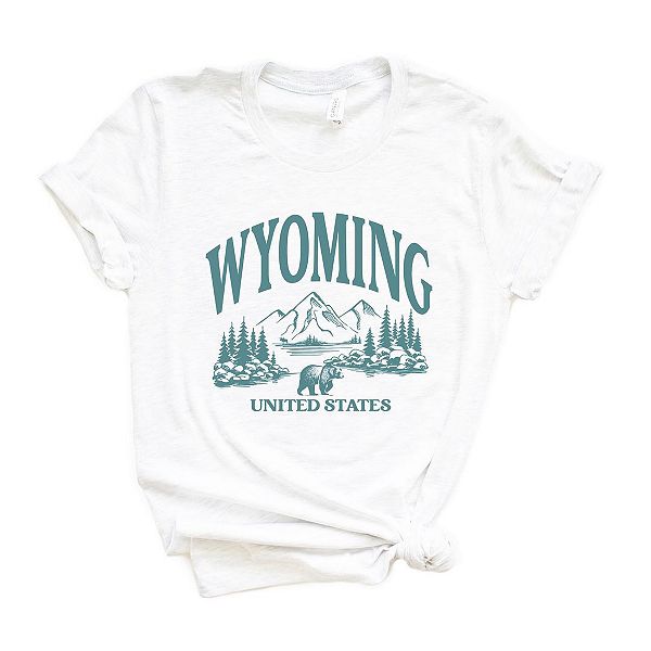 

Футболка с принтом "Лесной пейзаж Вайоминга" Simply Sage Market, White, Белый, Футболка с принтом "Лесной пейзаж Вайоминга" Simply Sage Market, White