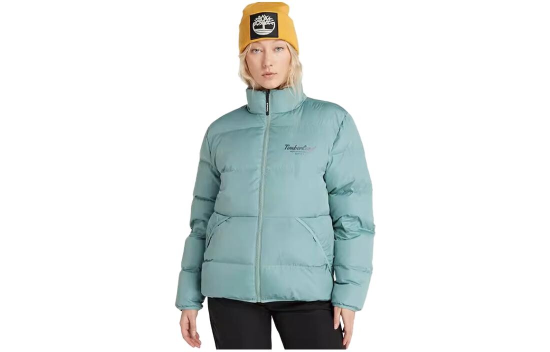 

Пуховик унисекс крабовый синий Timberland