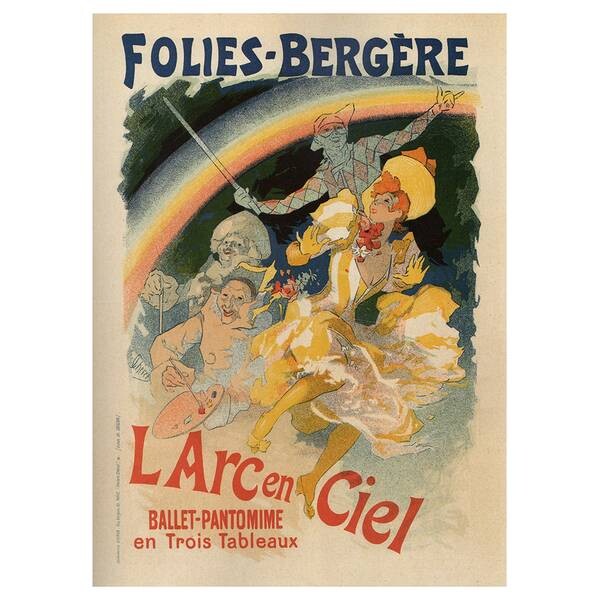 

Картина на холсте LegendArte Folies Bergére, многоцветный