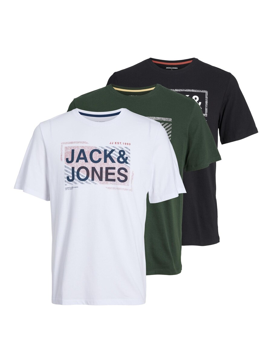

Футболка JACK & JONES JACK & JONES , Dark green/Black/White