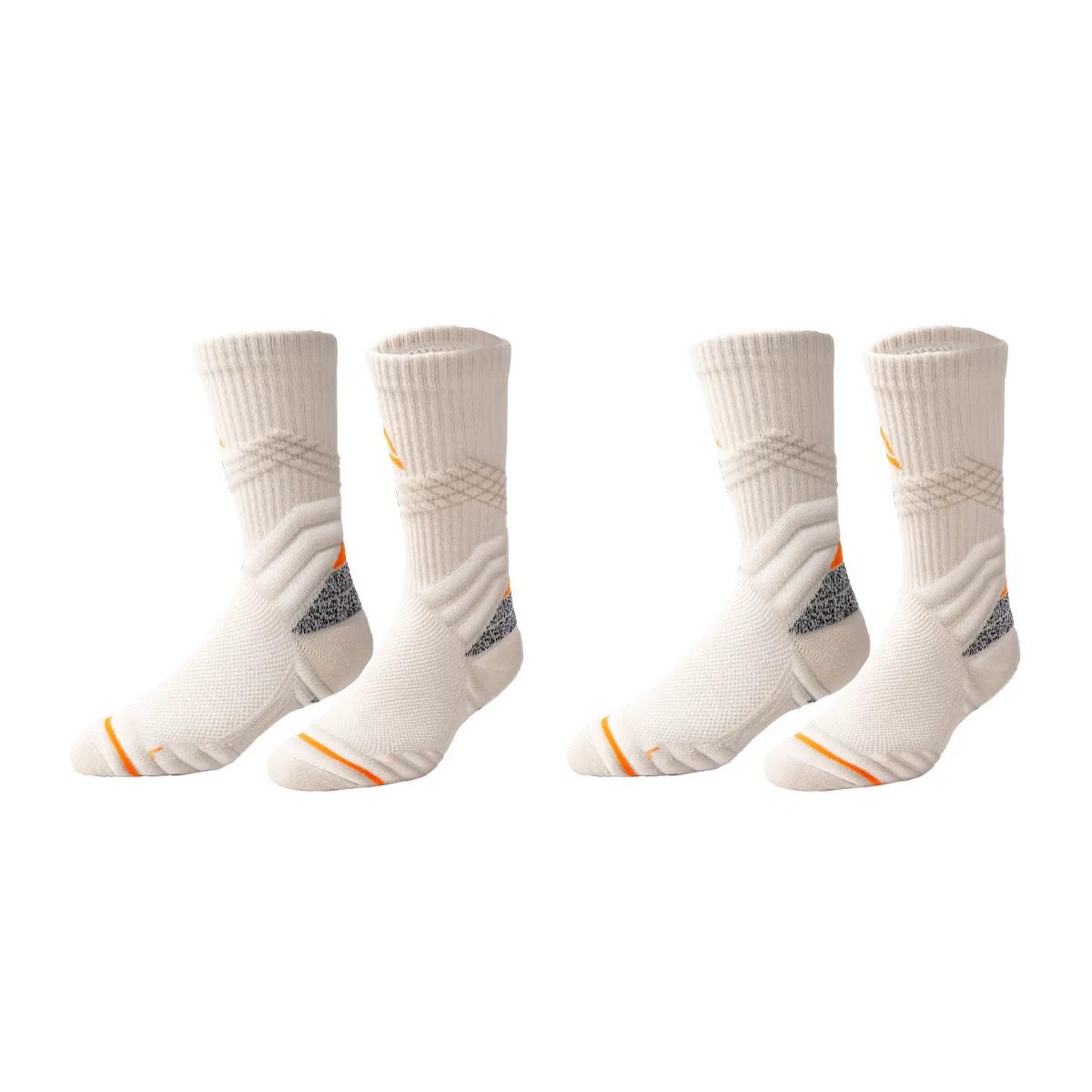 Гольфы баскетбольные PEAK 2 Pack Ecru