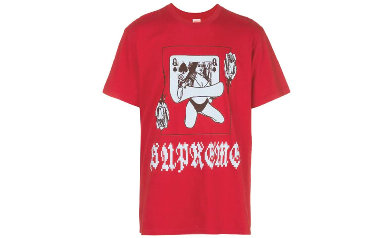 Футболка унисекс Supreme, фуксия — фото 4