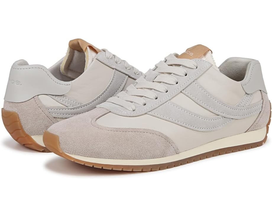 

Кроссовки Vince Oasis Runner Lace-Up Sneakers, цвет Horchata/Off White