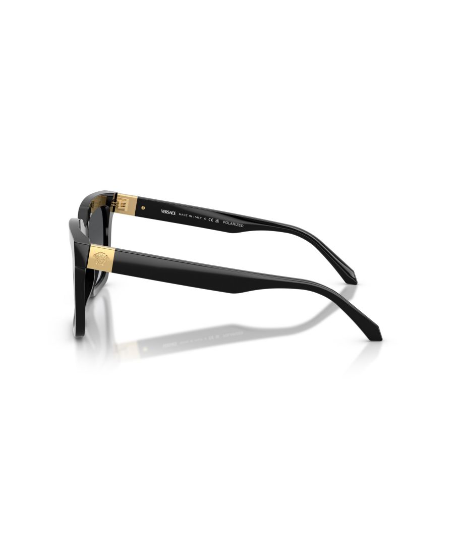 Женские поляризованные солнцезащитные очки, VE4498 Versace, Black, Gray — фото 2