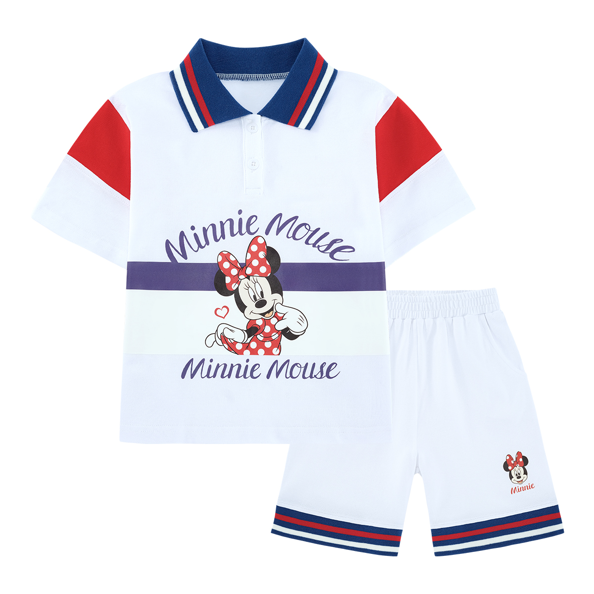 

Детская повседневная спортивная одежда Minnie для детей 3-7 лет Disney, Minnie