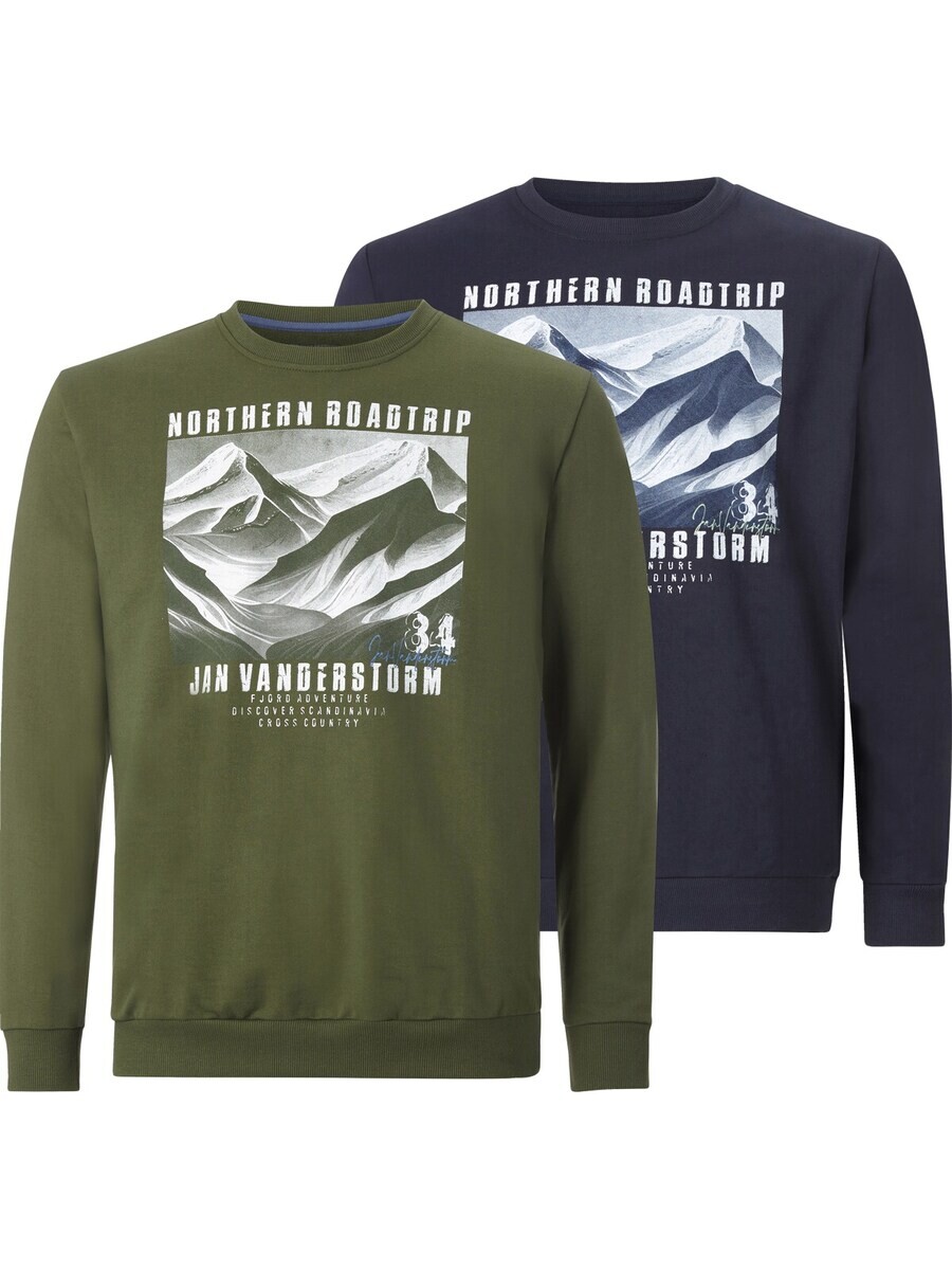 

Свитер Jan Vanderstorm Sweatshirt Holdger, зеленый