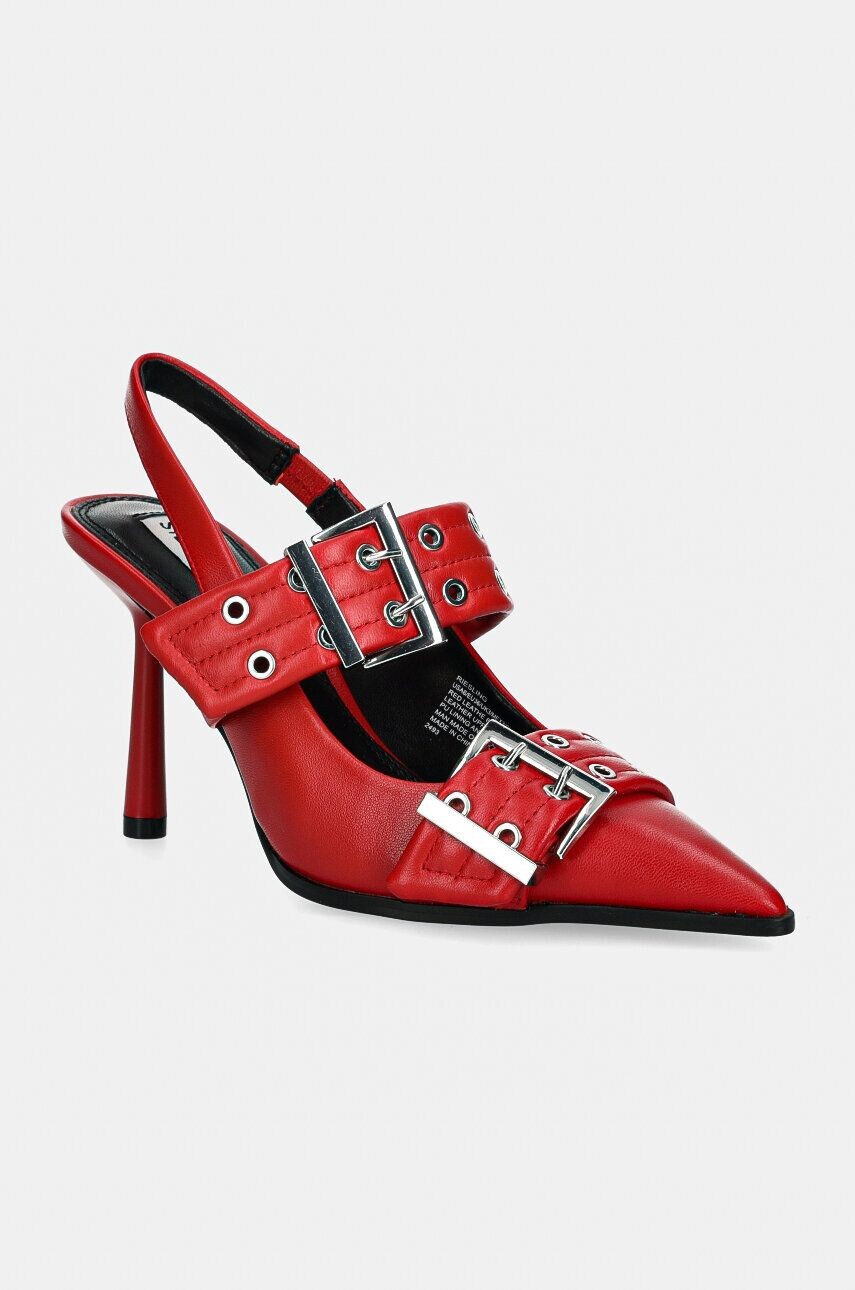 

Кожаные туфли на каблуке Steve Madden Riesling, красный