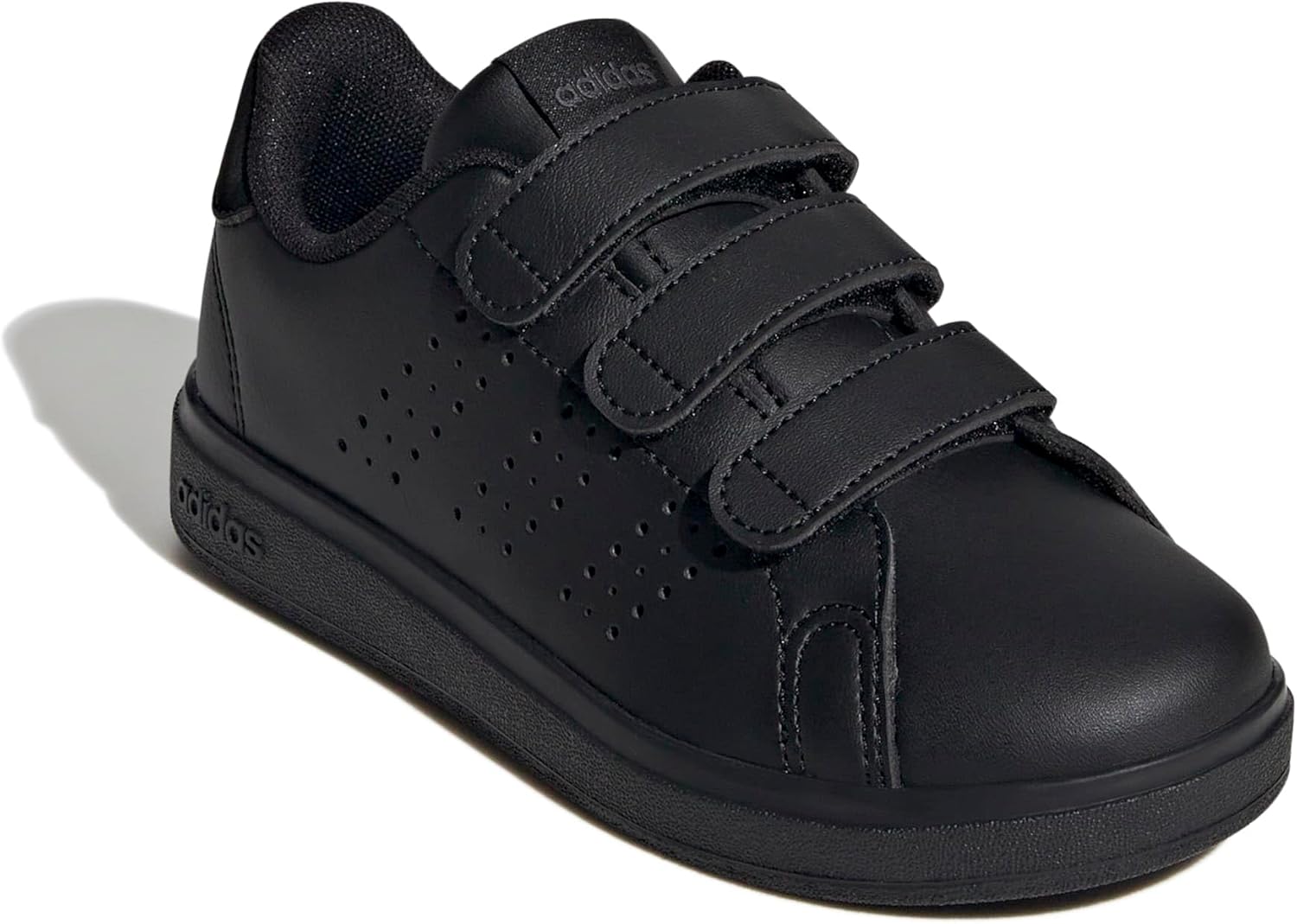 Кроссовки adidas Advantage Base 2.0 для детей, унисекс для взрослых, черный/серый — фото 3